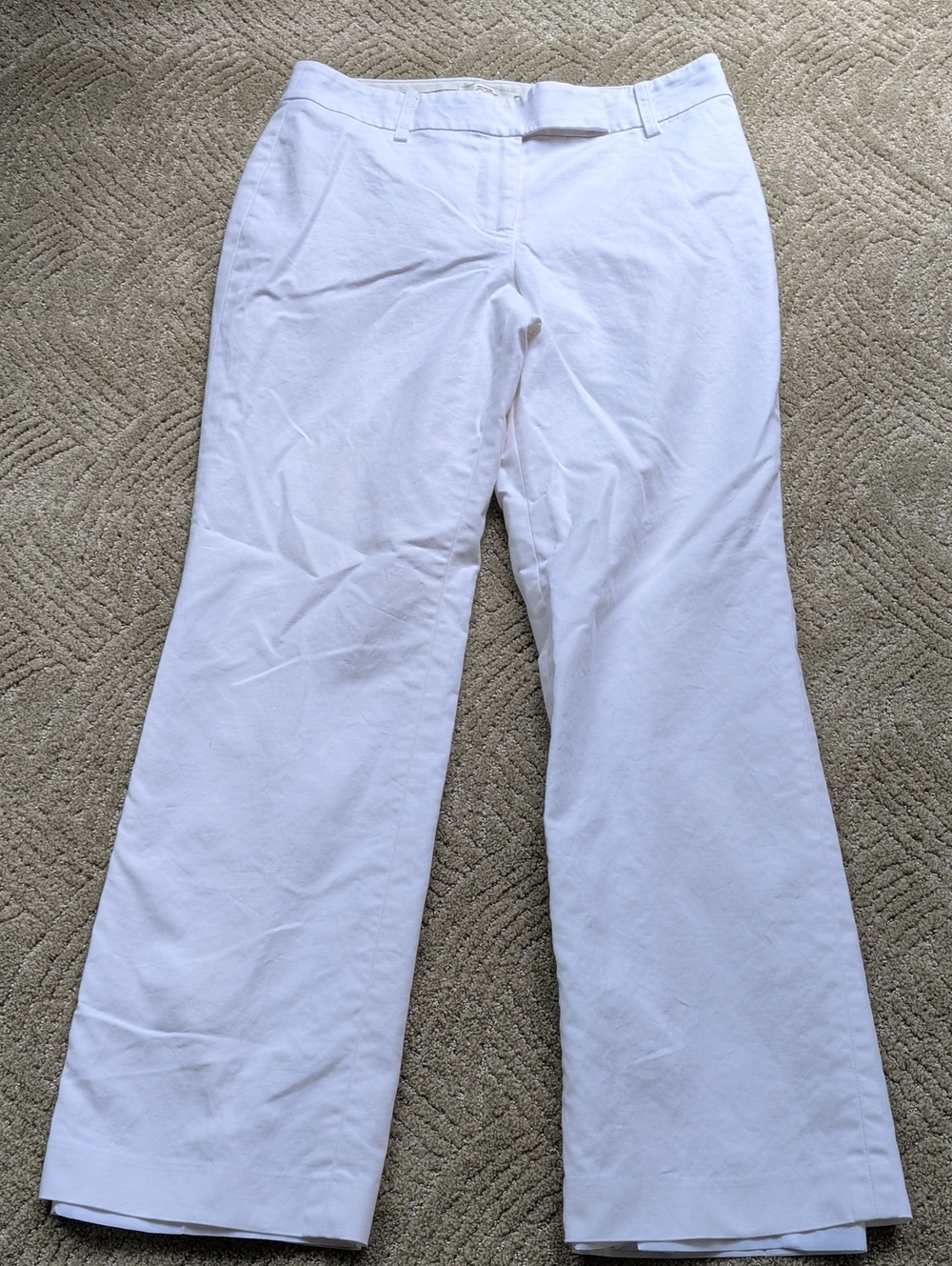 LOFT Petites White Women's Pants - 2P Lined